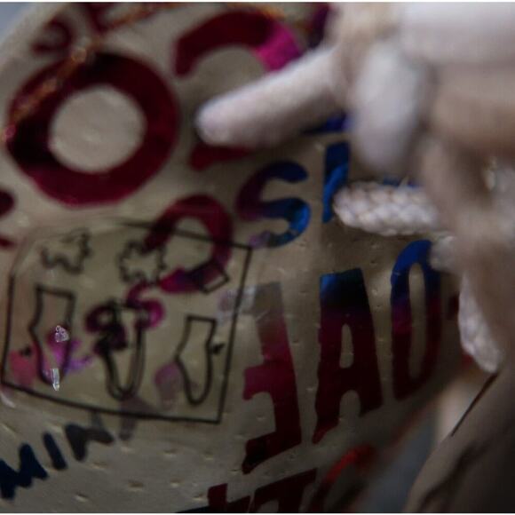 TMA Eyes Shoes Womens 40 Sandal Fashion Lace Up Leather White Block Heel Comfort - Picture 13 of 13